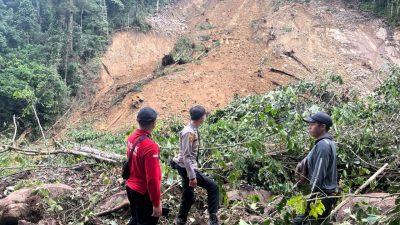 Tantangan Evakuasi Korban Longsor di Damang Batu : Polsek Kahayan Hulu Utara Berjuang Keras di Medan Berat
